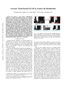 Accurate Visual-Inertial SLAM by Feature Re-identification