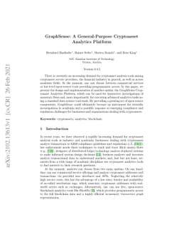 GraphSense: A General-Purpose Cryptoasset Analytics Platform
