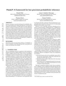 ProbLP: A framework for low-precision probabilistic inference