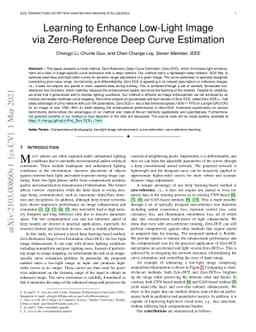 Learning to Enhance Low-Light Image via Zero-Reference Deep Curve
  Estimation