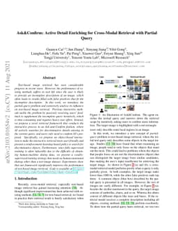 Ask&Confirm: Active Detail Enriching for Cross-Modal Retrieval with
  Partial Query