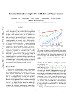 Semantic Relation Reasoning for Shot-Stable Few-Shot Object Detection