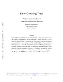 Slow-Growing Trees