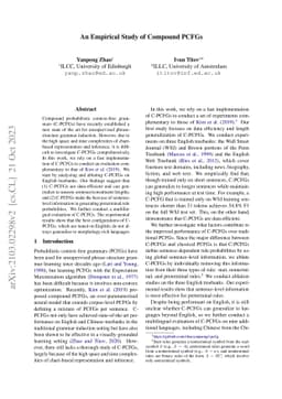 An Empirical Study of Compound PCFGs