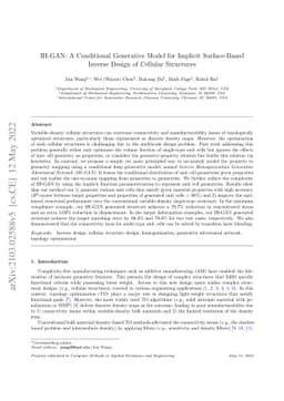 IH-GAN: A Conditional Generative Model for Implicit Surface-Based
  Inverse Design of Cellular Structures