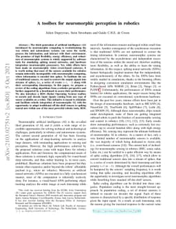 A toolbox for neuromorphic sensing in robotics