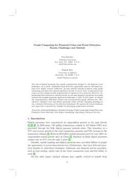 Graph Computing for Financial Crime and Fraud Detection: Trends,
  Challenges and Outlook