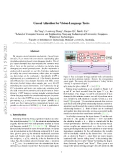 Causal Attention for Vision-Language Tasks