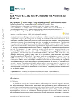 Fail-Aware LIDAR-Based Odometry for Autonomous Vehicles