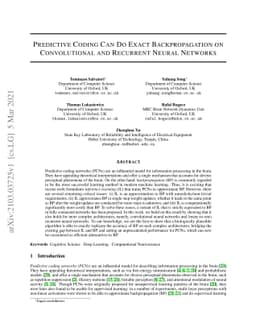 Predictive Coding Can Do Exact Backpropagation on Convolutional and
  Recurrent Neural Networks