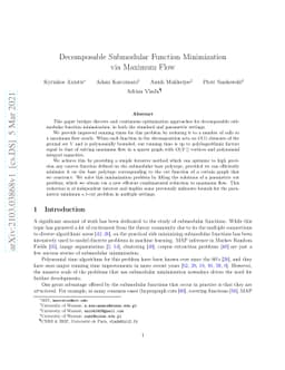 Decomposable Submodular Function Minimization via Maximum Flow