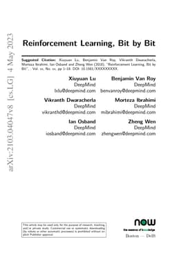 Reinforcement Learning, Bit by Bit