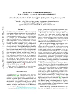 Multi-Pretext Attention Network for Few-shot Learning with
  Self-supervision