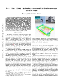 DLL: Direct LIDAR Localization. A map-based localization approach for
  aerial robots
