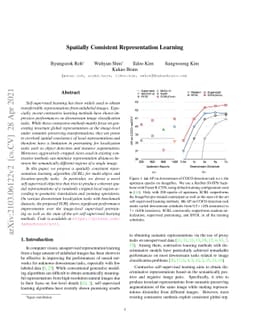 Spatially Consistent Representation Learning