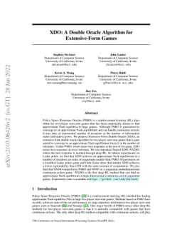 XDO: A Double Oracle Algorithm for Extensive-Form Games