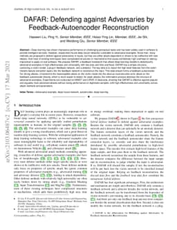 DAFAR: Defending against Adversaries by Feedback-Autoencoder
  Reconstruction