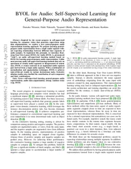 BYOL for Audio: Self-Supervised Learning for General-Purpose Audio
  Representation