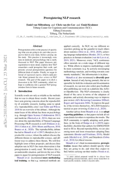 Preregistering NLP Research