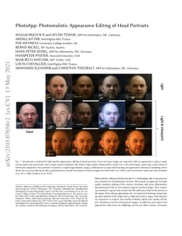 PhotoApp: Photorealistic Appearance Editing of Head Portraits