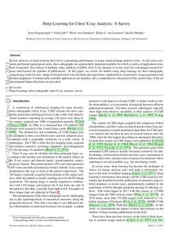 Deep Learning for Chest X-ray Analysis: A Survey