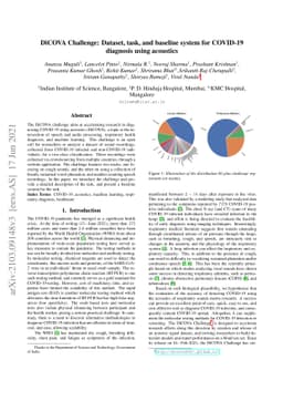 DiCOVA Challenge: Dataset, task, and baseline system for COVID-19
  diagnosis using acoustics