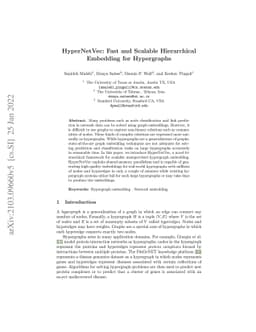 Scalable Hypergraph Embedding System