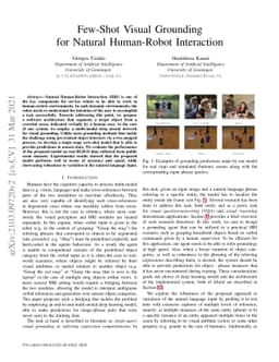 Few-Shot Visual Grounding for Natural Human-Robot Interaction
