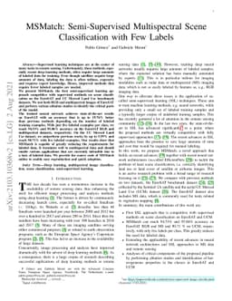 MSMatch: Semi-Supervised Multispectral Scene Classification with Few
  Labels
