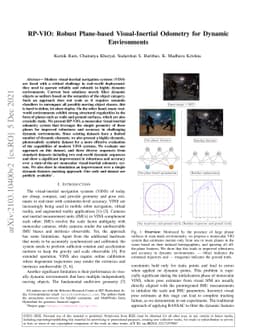RP-VIO: Robust Plane-based Visual-Inertial Odometry for Dynamic
  Environments