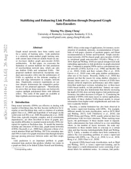 Deepened Graph Auto-Encoders Help Stabilize and Enhance Link Prediction