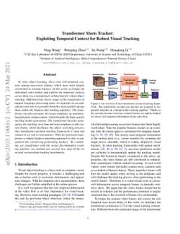 Transformer Meets Tracker: Exploiting Temporal Context for Robust Visual
  Tracking