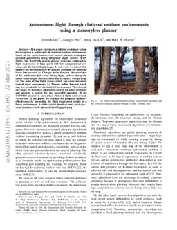 Autonomous Flight through Cluttered Outdoor Environments Using a
  Memoryless Planner