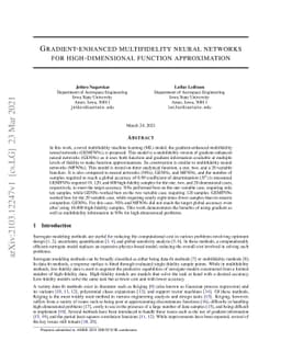 Gradient-enhanced multifidelity neural networks for high-dimensional
  function approximation