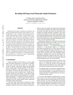 Revisiting Self-Supervised Monocular Depth Estimation