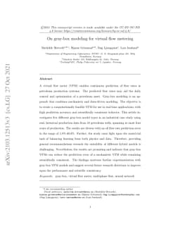 On gray-box modeling for virtual flow metering