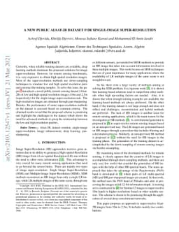A new public Alsat-2B dataset for single-image super-resolution
