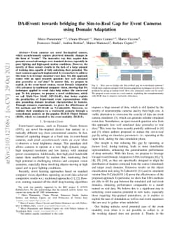 DA4Event: towards bridging the Sim-to-Real Gap for Event Cameras using
  Domain Adaptation