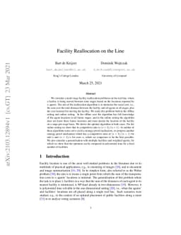 Facility Reallocation on the Line