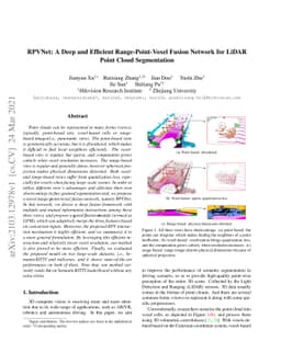 RPVNet: A Deep and Efficient Range-Point-Voxel Fusion Network for LiDAR
  Point Cloud Segmentation