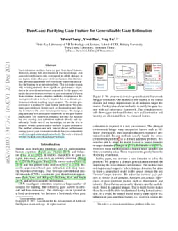 PureGaze: Purifying Gaze Feature for Generalizable Gaze Estimation