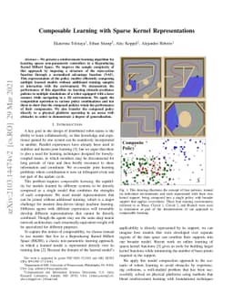 Composable Learning with Sparse Kernel Representations