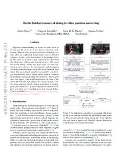 On the hidden treasure of dialog in video question answering