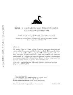 Elvet -- a neural network-based differential equation and variational
  problem solver