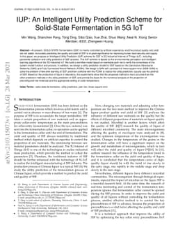 IUP: An Intelligent Utility Prediction Scheme for Solid-State
  Fermentation in 5G IoT
