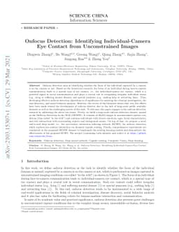 Onfocus Detection: Identifying Individual-Camera Eye Contact from
  Unconstrained Images