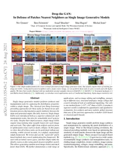 Drop the GAN: In Defense of Patches Nearest Neighbors as Single Image
  Generative Models