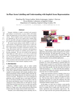 In-Place Scene Labelling and Understanding with Implicit Scene
  Representation