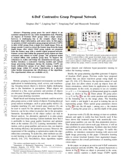 6-DoF Contrastive Grasp Proposal Network