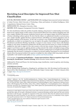 Revisiting Local Descriptor for Improved Few-Shot Classification
